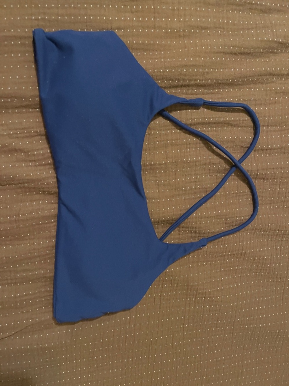 Boutique Aussie Designer Sports Bra - Deep Blue (Like-New Condition)